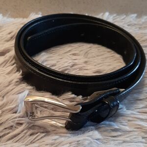 Q DU CUIR Belt Black Size 40